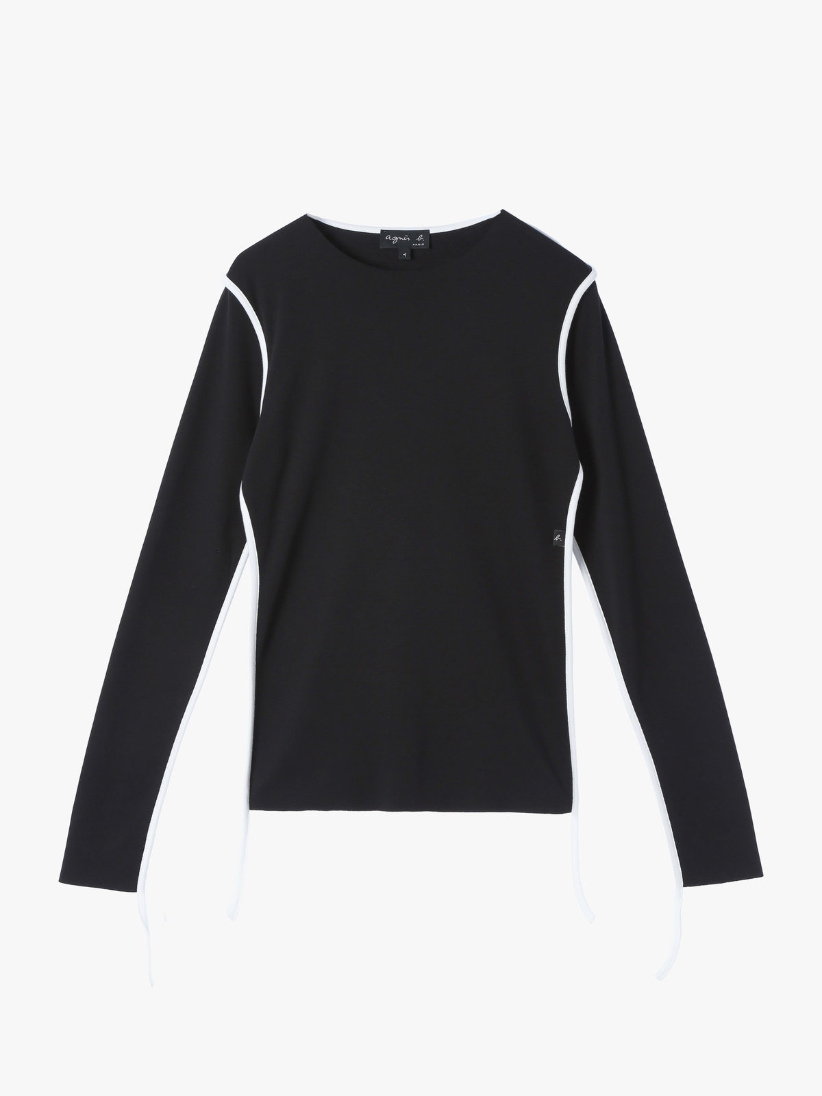 FEMME ウィメンズ コットン 長袖 Tシャツ ”Pistil” ブラック