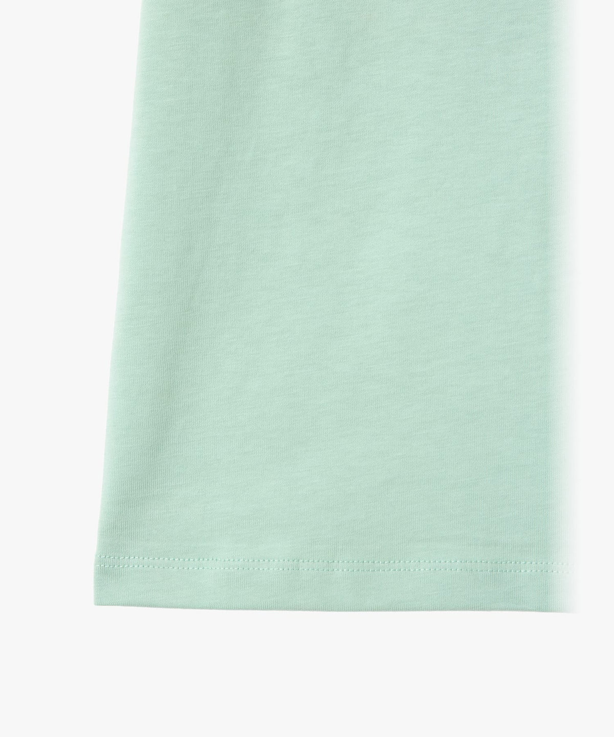 FEMME ウィメンズ "b."ロゴ 刺繍 コットン 半袖 Tシャツ "Brando" グリーン系その他