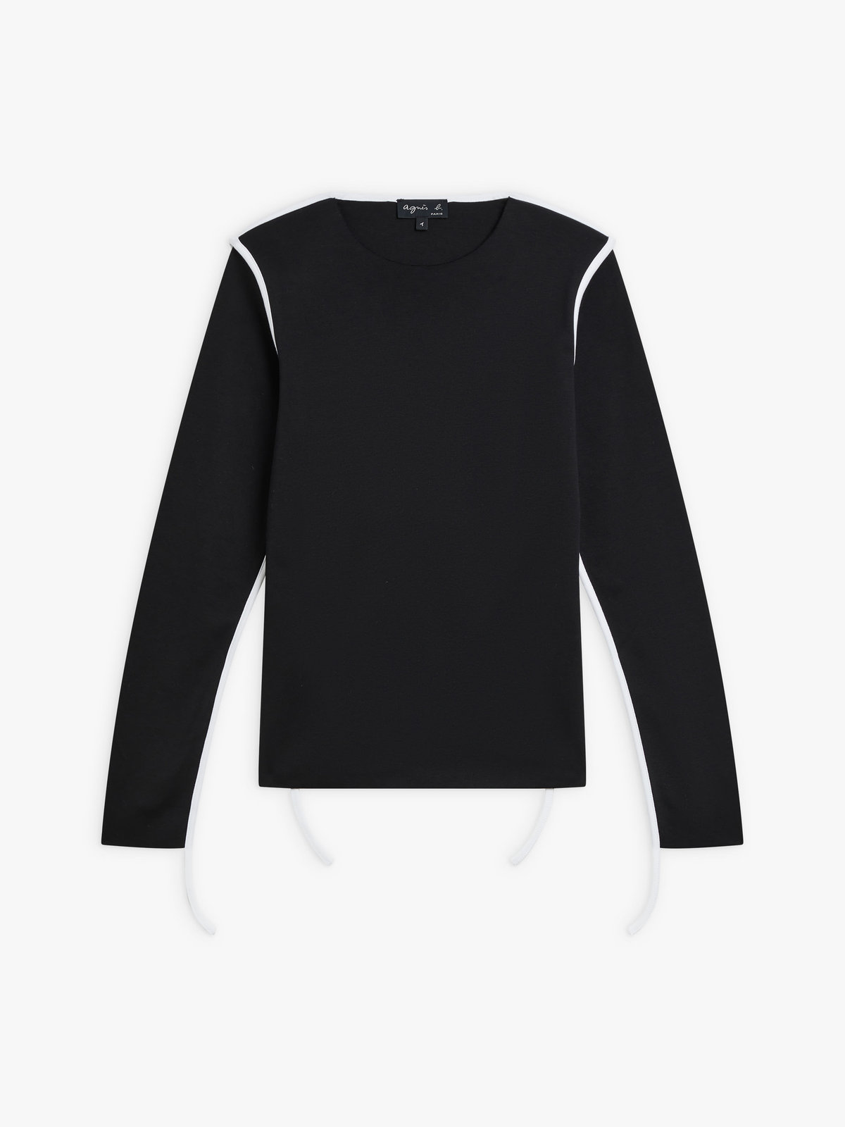 FEMME ウィメンズ コットン 長袖 Tシャツ ”Pistil” ブラック