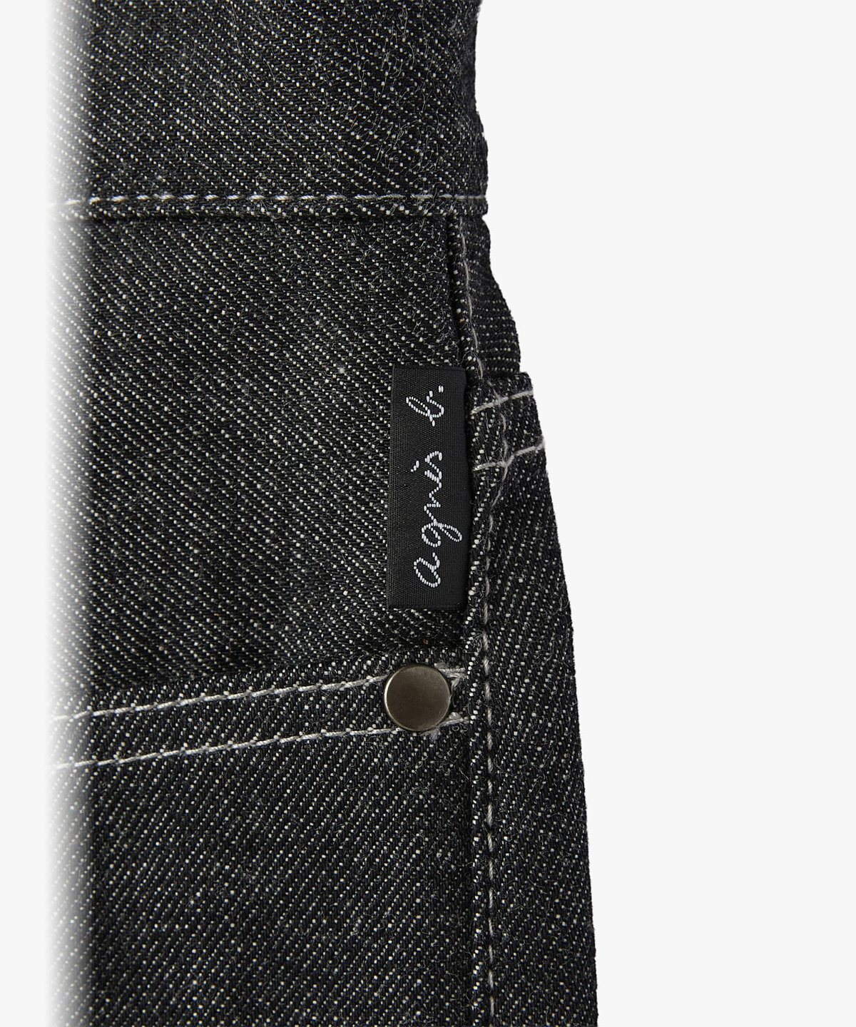 HOMME メンズ メンズ セルビッジデニムパンツ "#1 Slim" ブラック