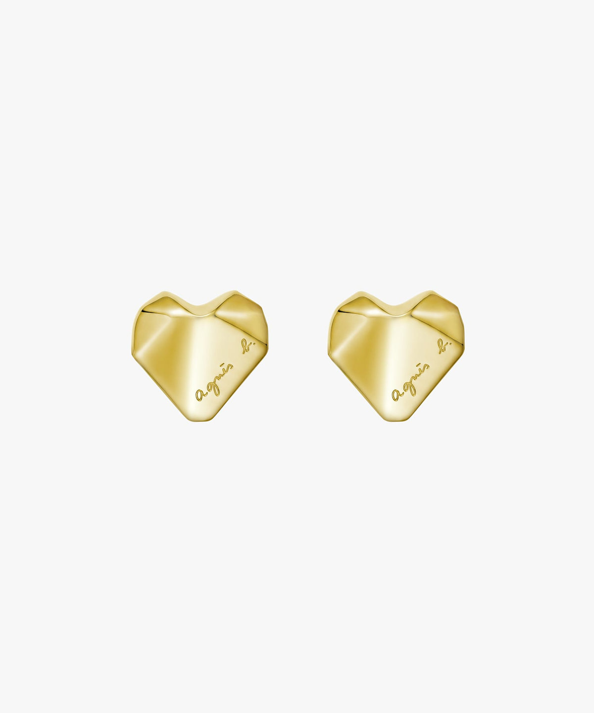 FEMME ウィメンズ ハート ピアス "Inflating Love" ゴールド