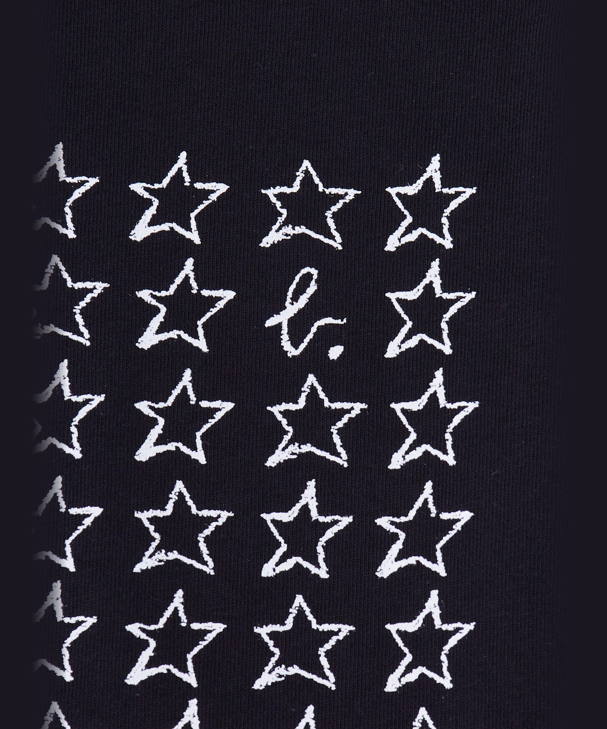 ENFANT ベビー ベビー "b." ロゴ コットン 長袖 Tシャツ "Etoile" ブラック