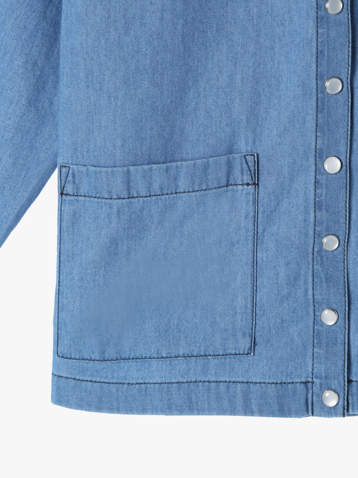 ENFANT ユニセックス TN45 E CARDIGAN キッズ カーディガン ブルー