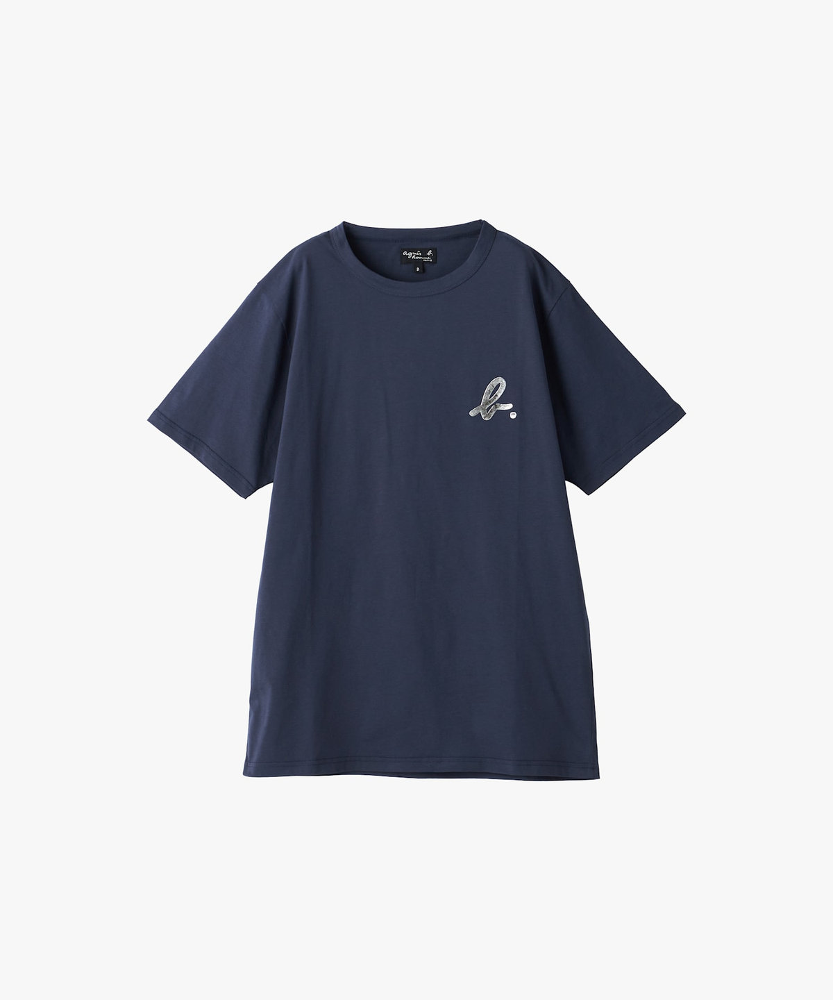 HOMME メンズ メンズ "b."ロゴ コットン 半袖 Tシャツ "Brando" ブルー系その他