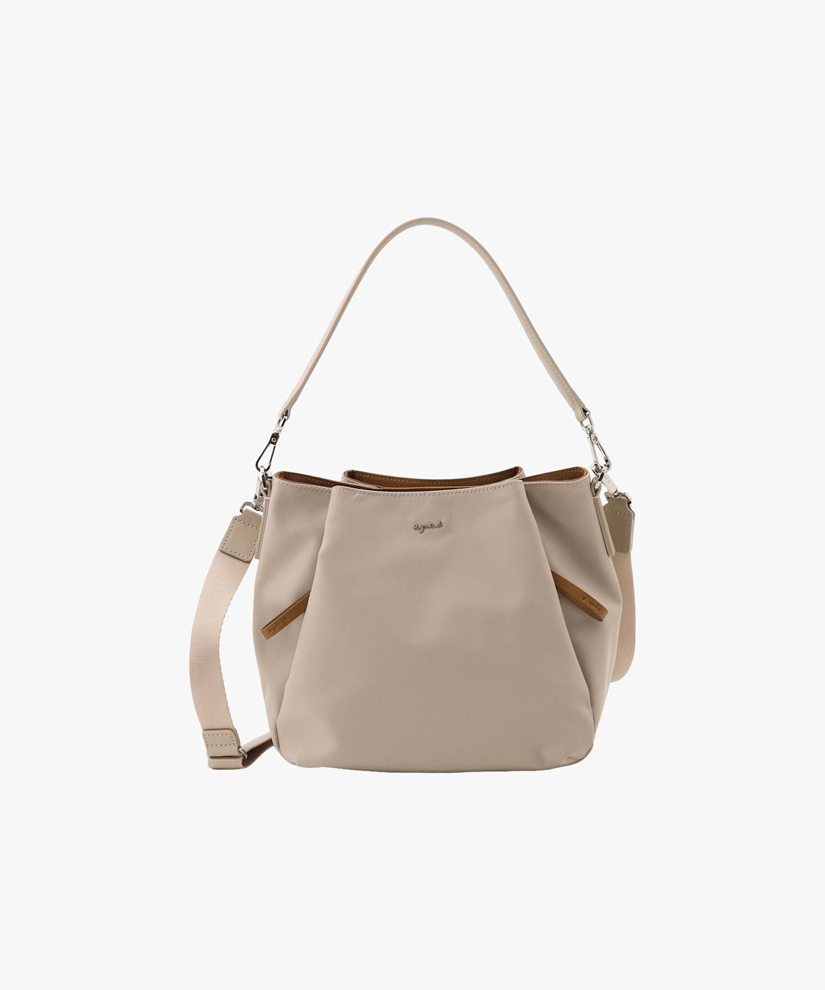 VOYAGE ウィメンズ バッグ＆ウォレット ナイロン 2way トートバッグ "Origami" ABS07-03 ベージュ