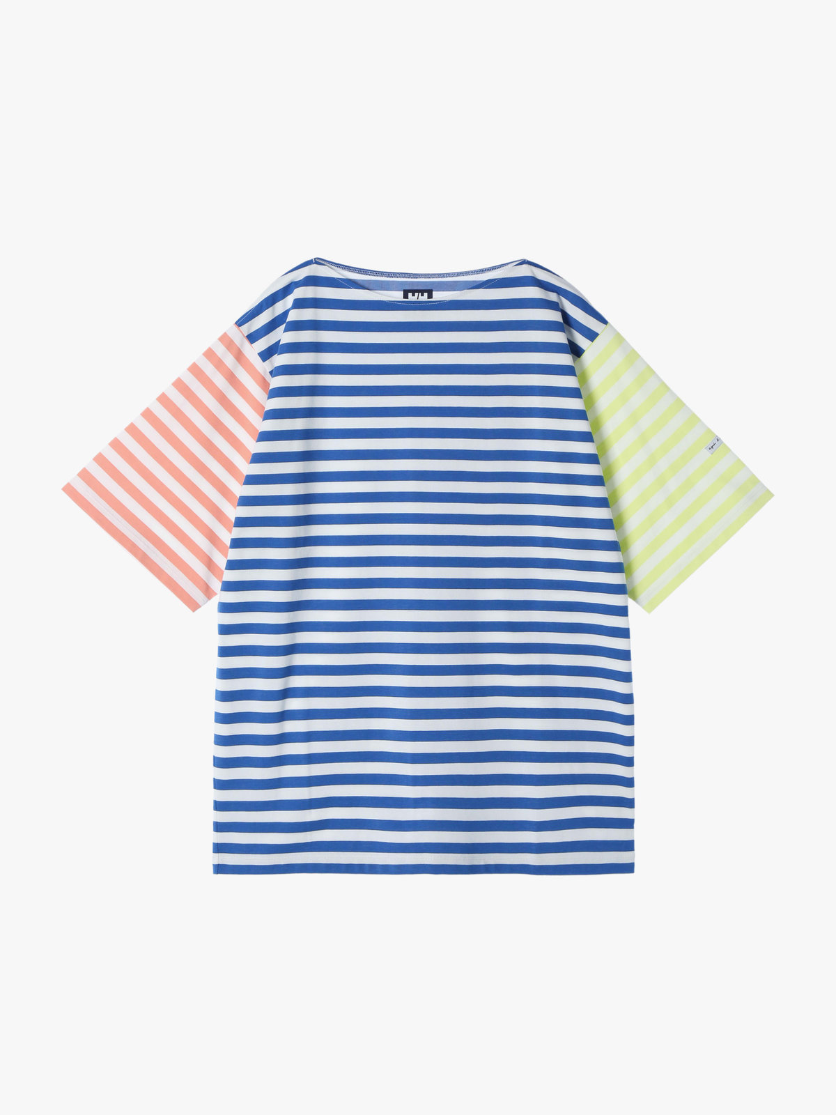 FEMME ウィメンズ 【Outlet】agnes b. x HELLY HANSEN ショートスリーブマリンボーダーティー（ユニセックス） ブルー系その他