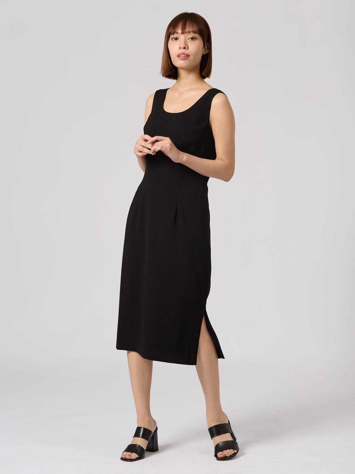 FEMME ウィメンズ 【Outlet】U700 ROBE ワンピース ブラック