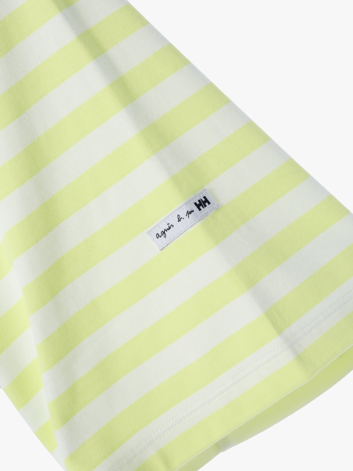 FEMME ウィメンズ 【Outlet】agnes b. x HELLY HANSEN ショートスリーブマリンボーダーティー（ユニセックス） ブルー系その他