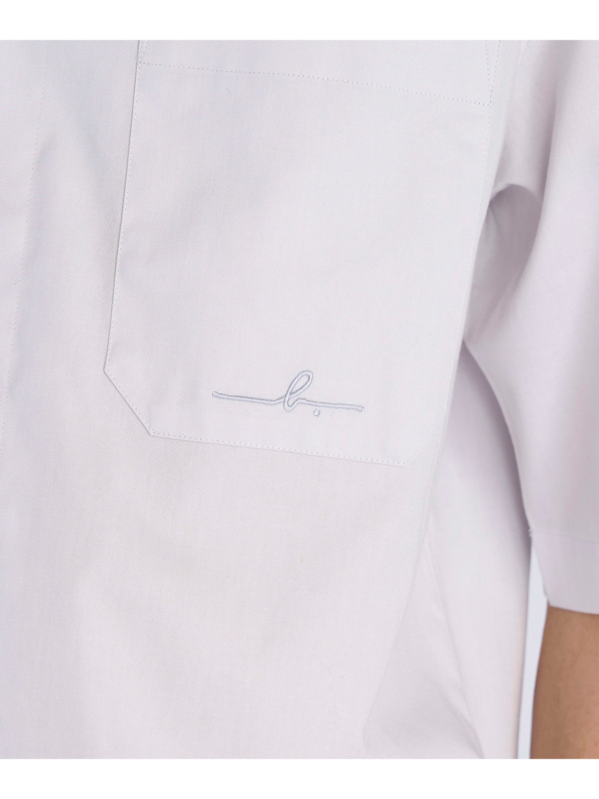 HOMME メンズ 【Outlet】メンズ ”Willie”ロゴ 刺繍 オープンカラー 半袖 シャツ ”Magnum” グレー系その他