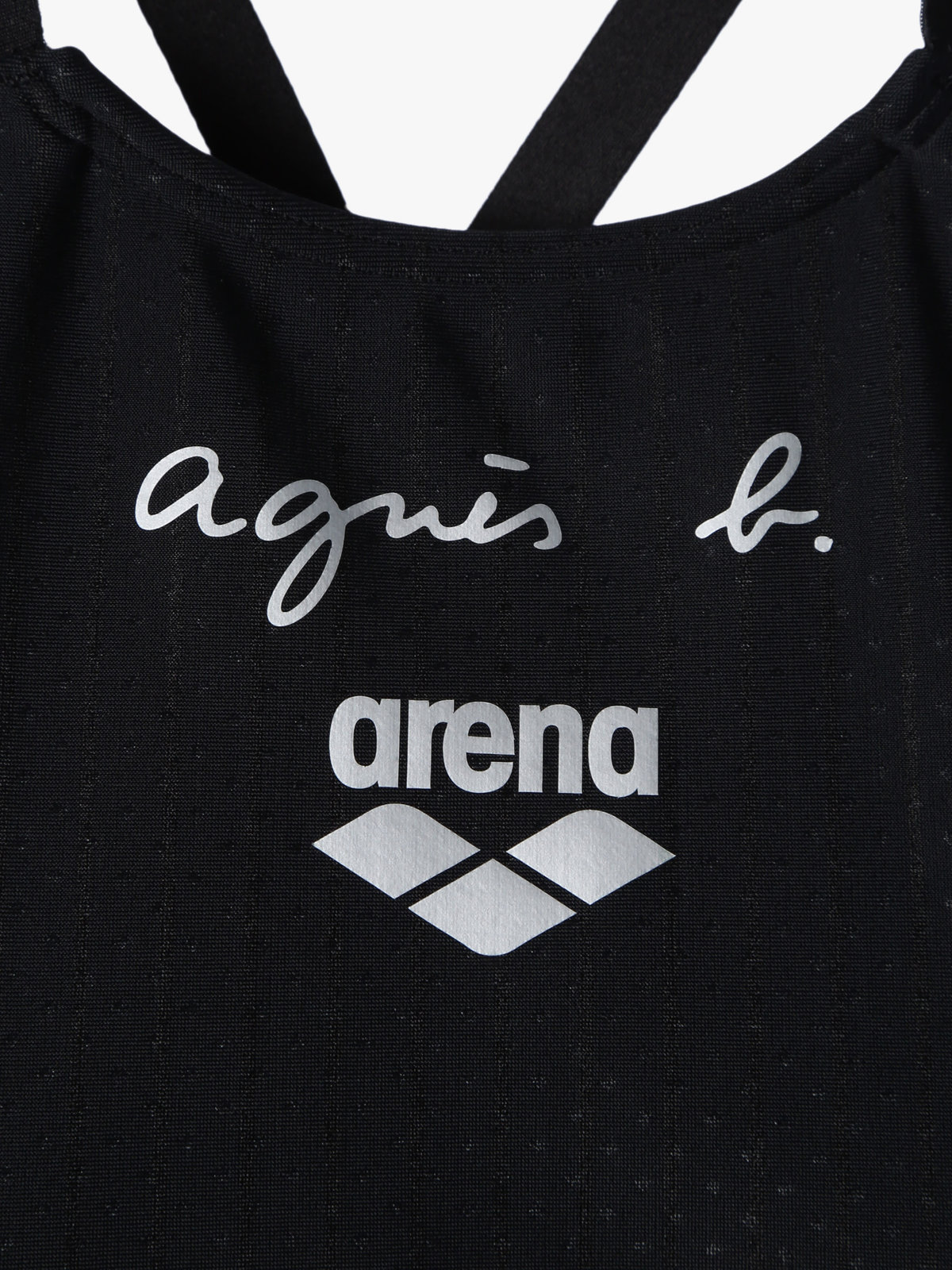 FEMME ウィメンズ agnes b. x arena セパレーツ ロングスパッツ スイムウェア ブラック