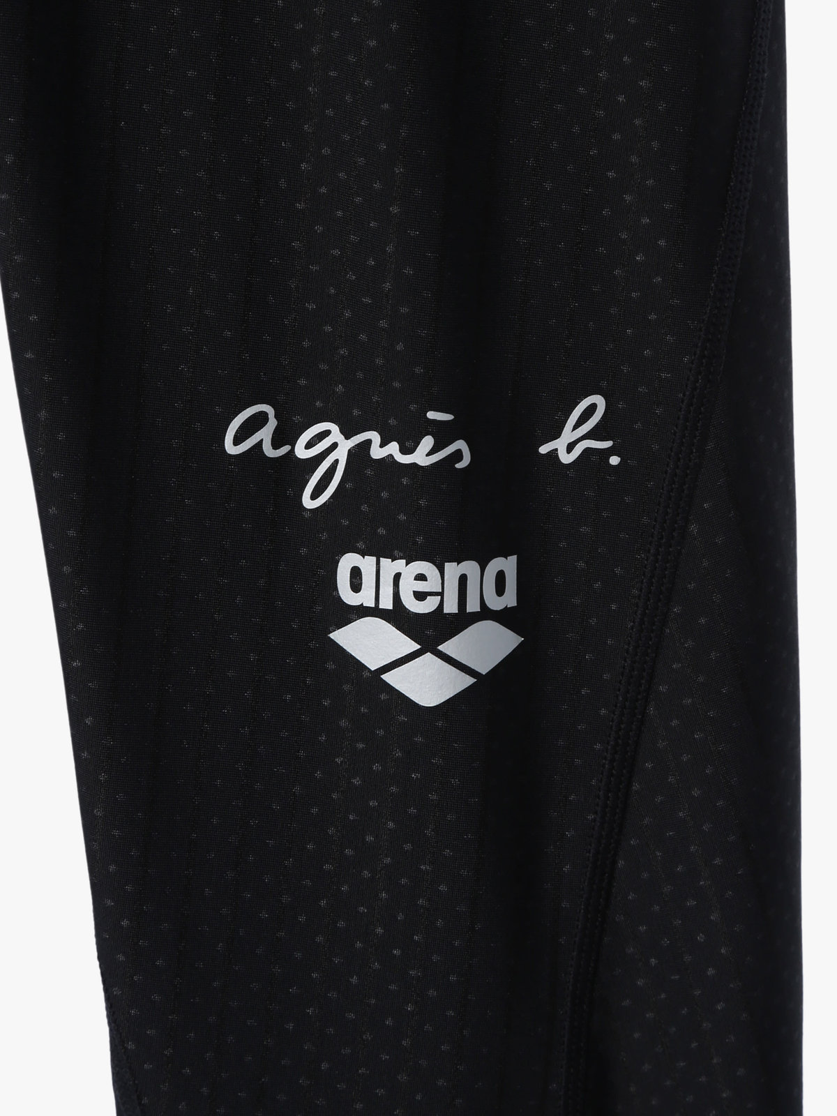 FEMME ウィメンズ agnes b. x arena セパレーツ ロングスパッツ スイムウェア ブラック