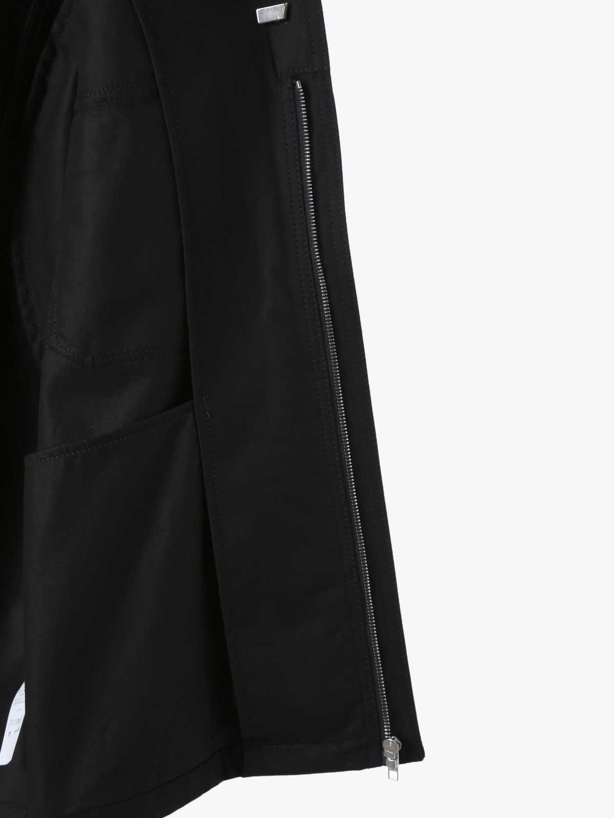 HOMME メンズ メンズ コットン オーバーシャツ ブラック