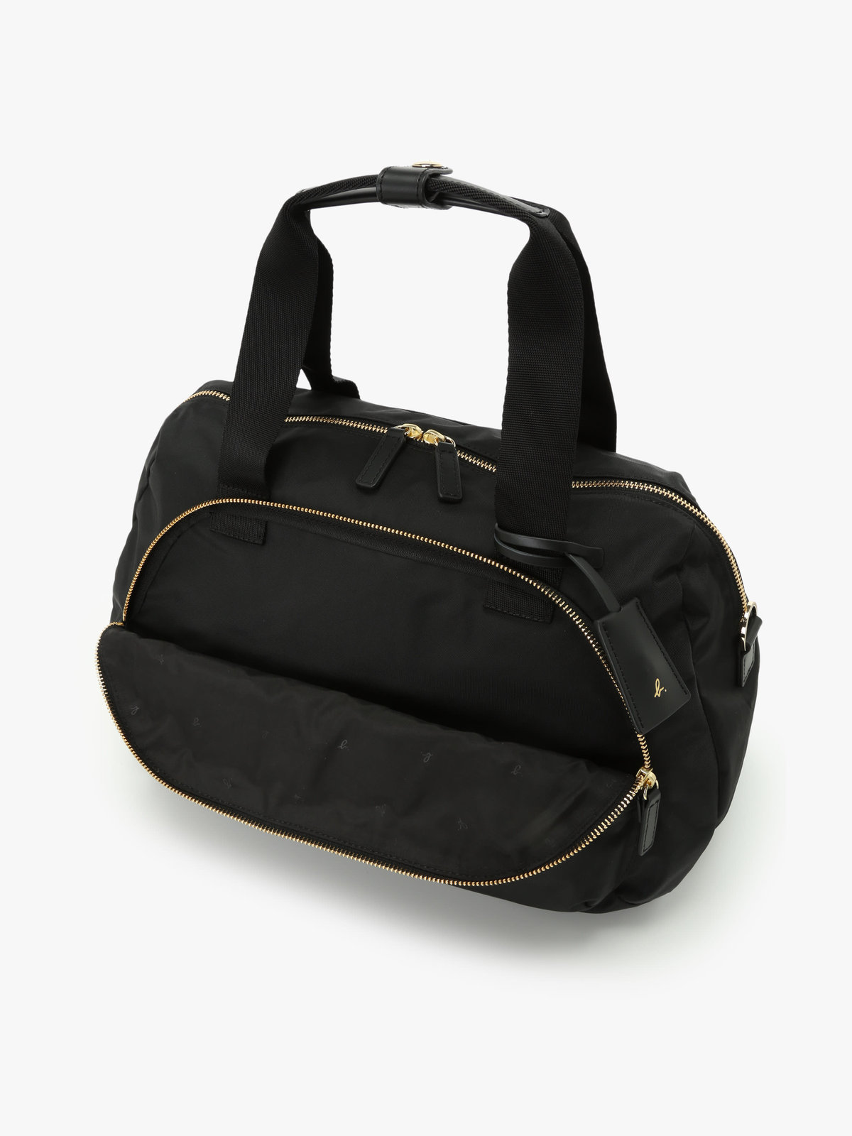 VOYAGE ウィメンズ バッグ＆ウォレット ナイロンボストンバッグ ”Maron” FT03A-02 ブラック