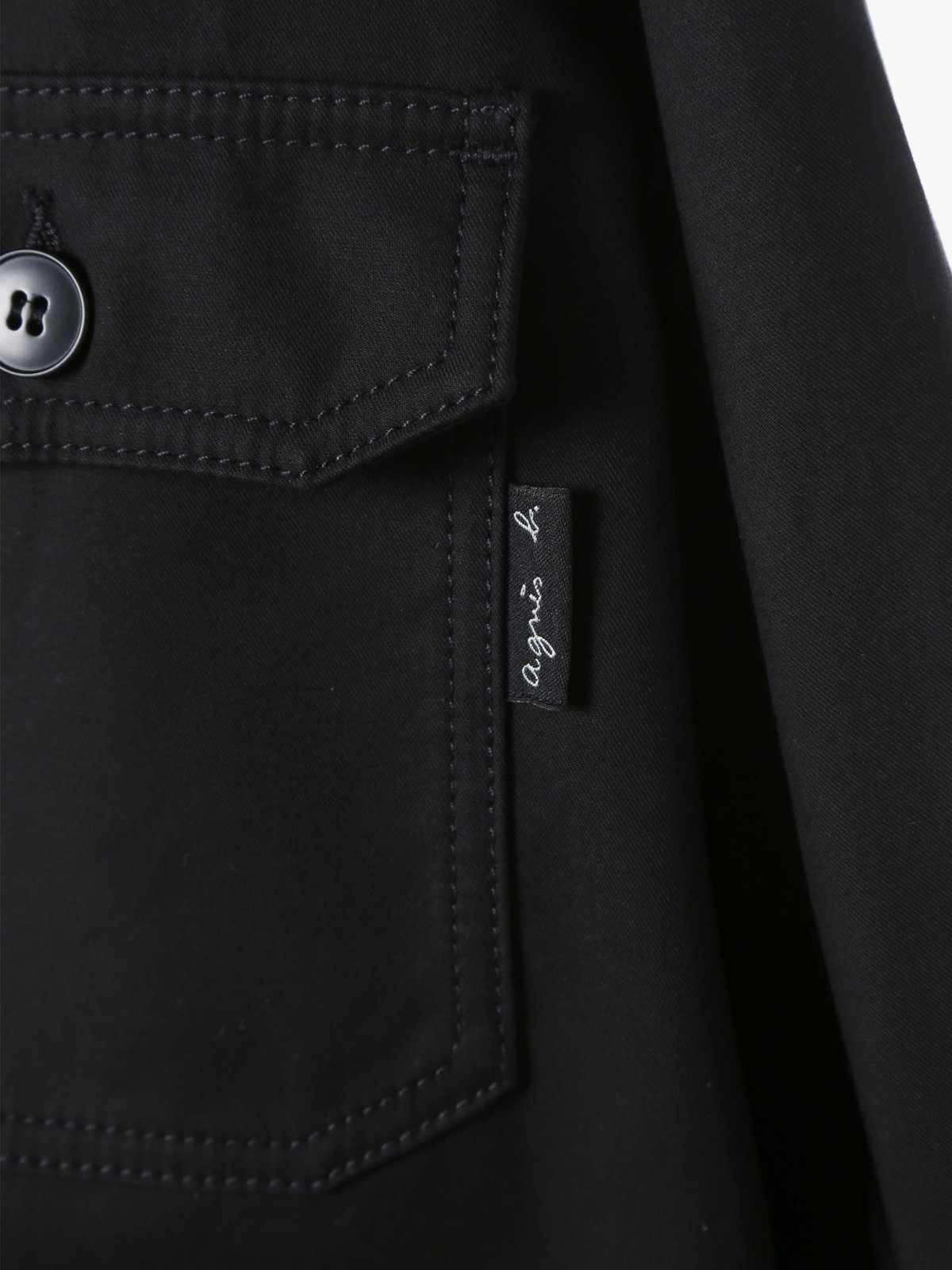 HOMME メンズ メンズ コットン オーバーシャツ ブラック