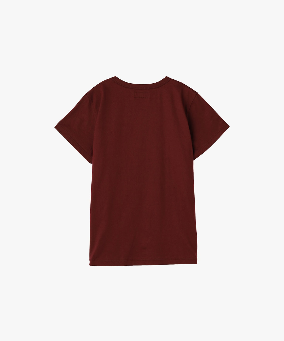 FEMME ウィメンズ ロゴプリント コットン 半袖Tシャツ "Brando" ボルドー