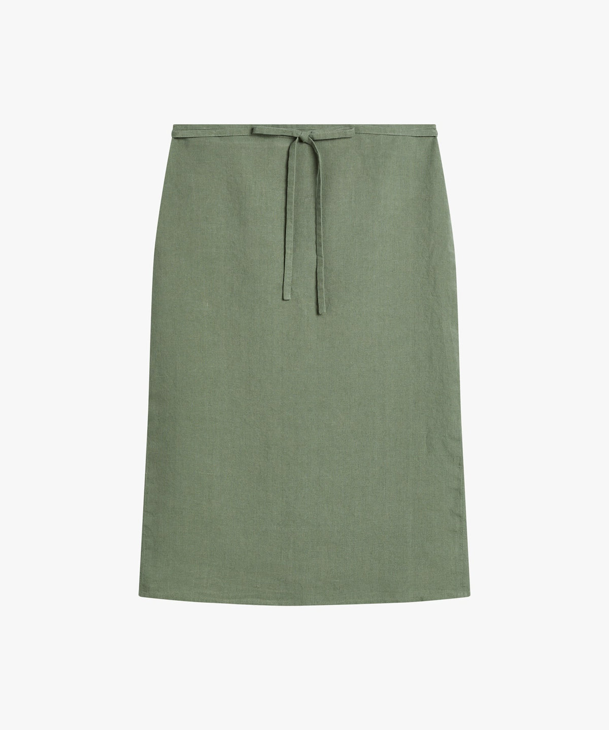FEMME ウィメンズ リネン ストレート スカート "Montse" カーキ