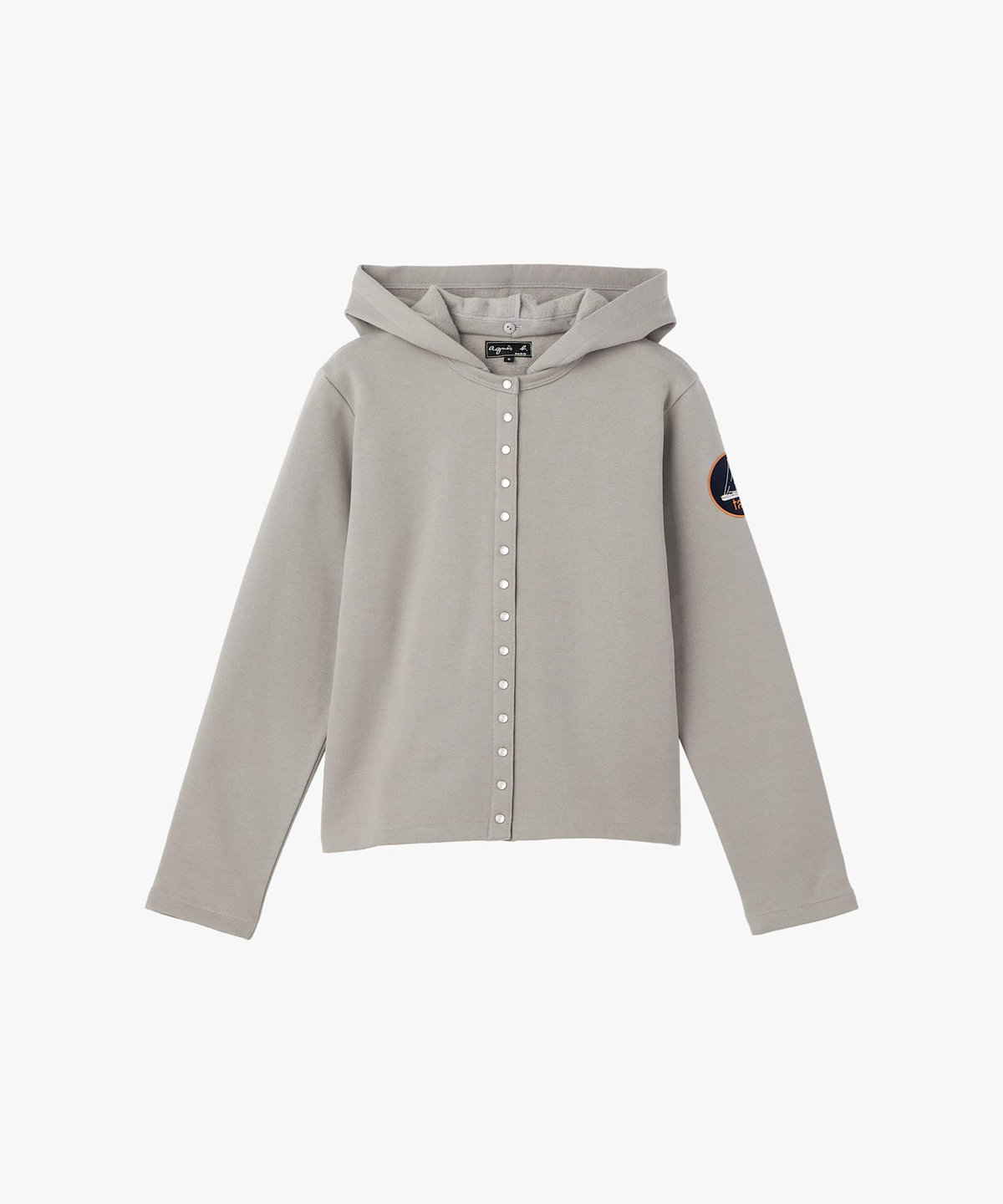 FEMME ウィメンズ TARA コットン メルトン カーディガンプレッション "Capuche" グレー系その他