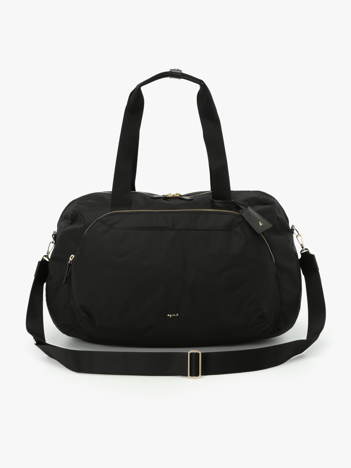 VOYAGE ウィメンズ バッグ＆ウォレット ナイロンボストンバッグ ”Maron” FT03A-03 ブラック