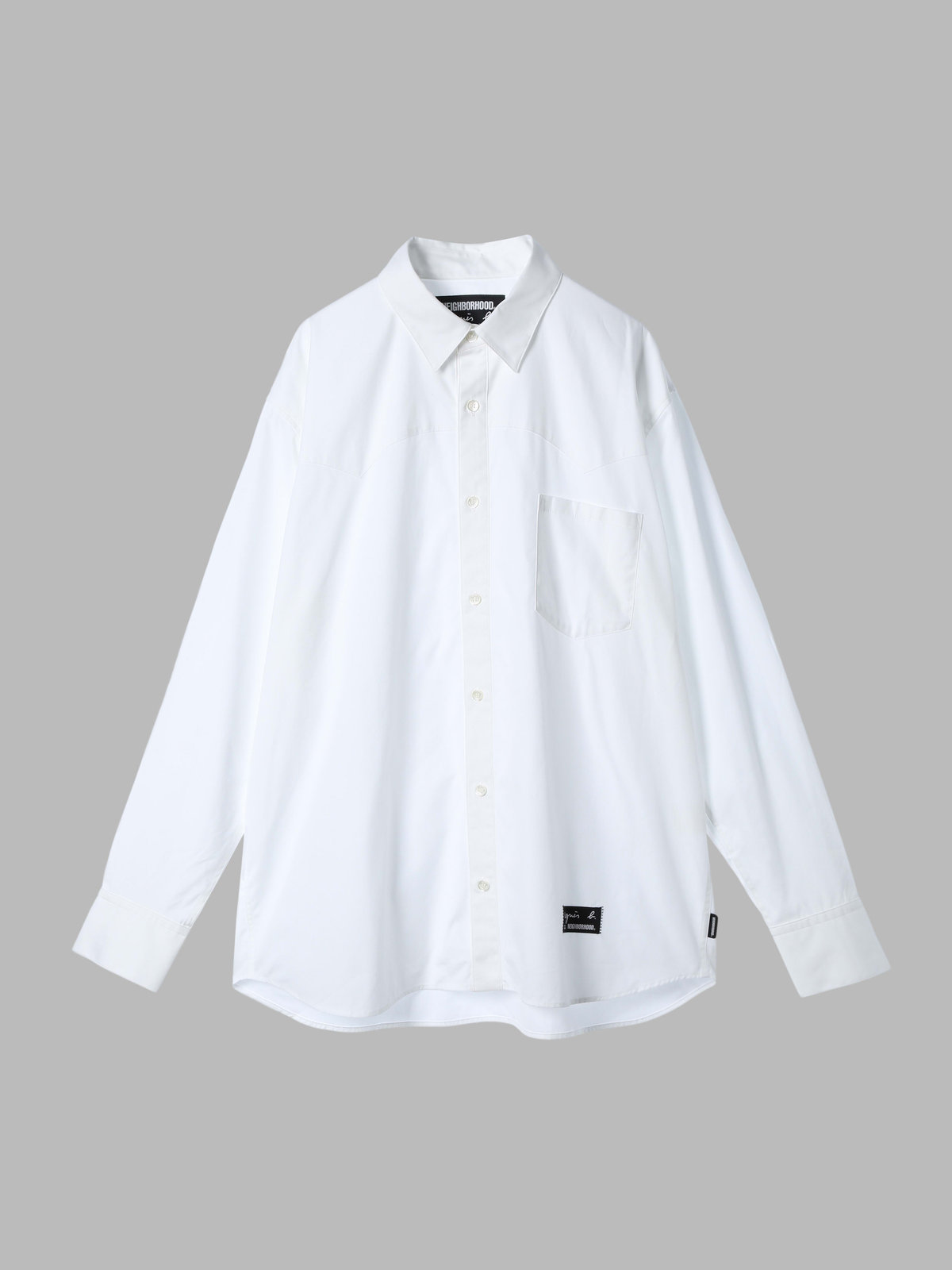 HOMME メンズ agnes b. x NH ウェスタンシャツ ホワイト