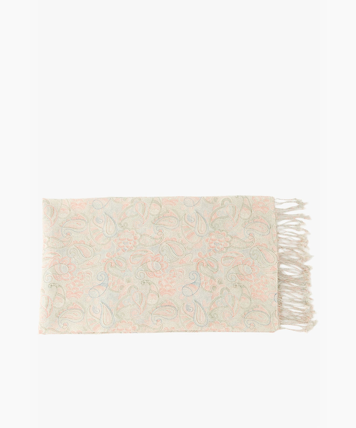 FEMME ウィメンズ ペイズリー コットン ストール "Sabine" レッド