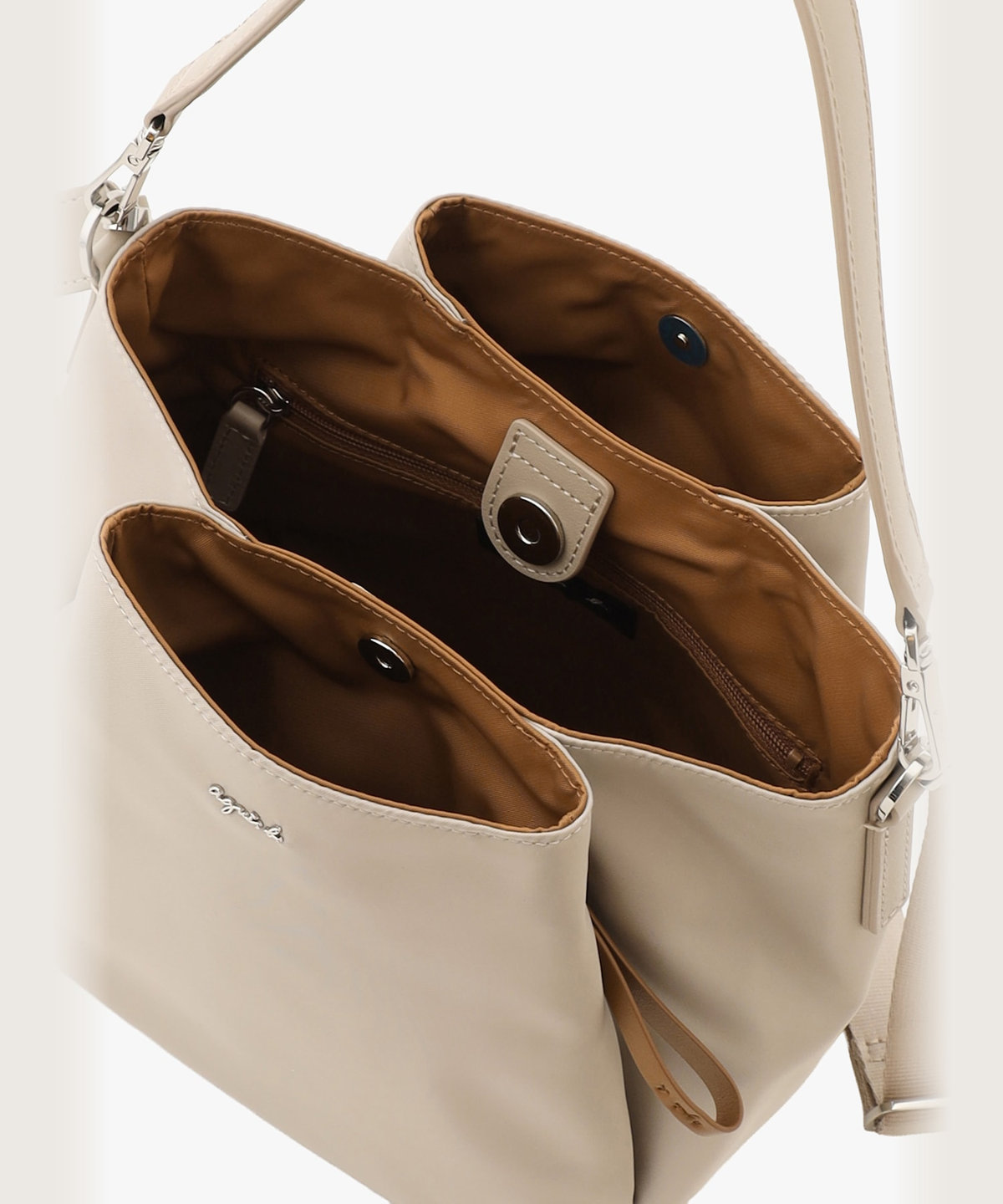 VOYAGE ウィメンズ バッグ＆ウォレット ナイロン 2way トートバッグ "Origami" ABS07-03 ベージュ