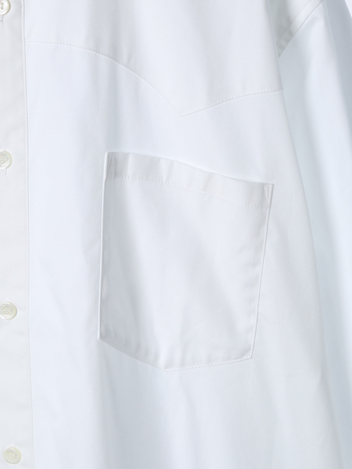 HOMME メンズ agnes b. x NH ウェスタンシャツ ホワイト