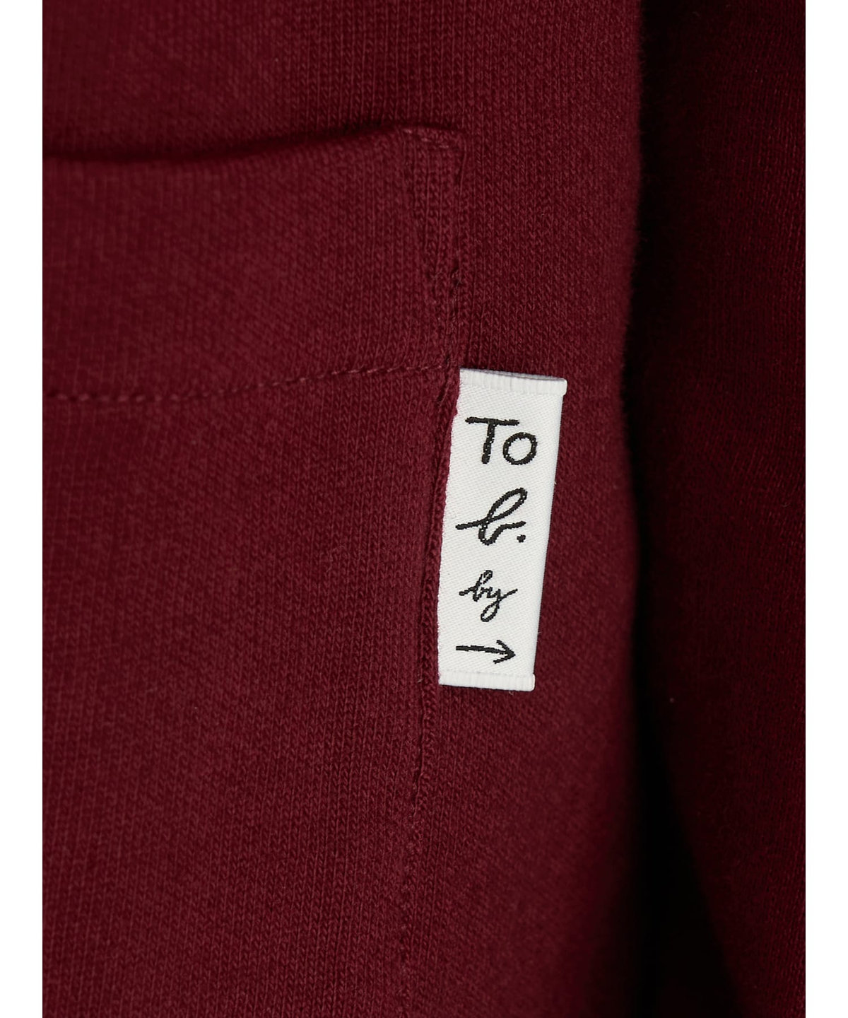 To b. by agnès b. To b. by agnes b.× green label relaxing コットン ビッグカーディガン ボルドー