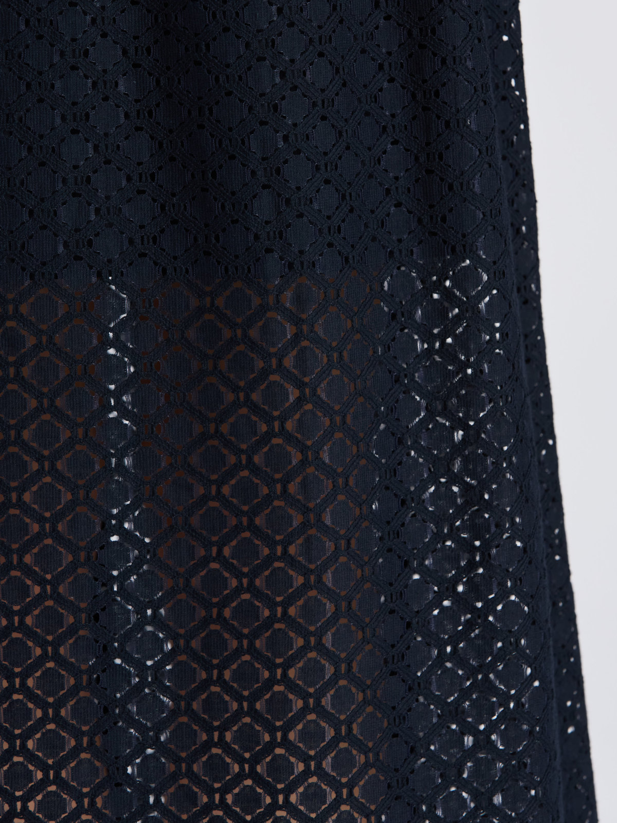 To b. by agnès b. 【Outlet】オプティカルレーススカート ネイビー