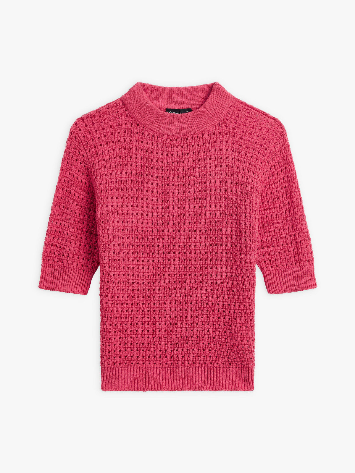 FEMME ウィメンズ 【Outlet】LY70 PULLOVER 半袖プルオーバーニット ピンク