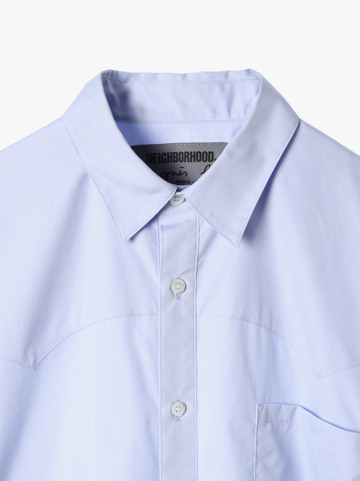 HOMME メンズ agnes b. x NH ウェスタンシャツ ネイビー