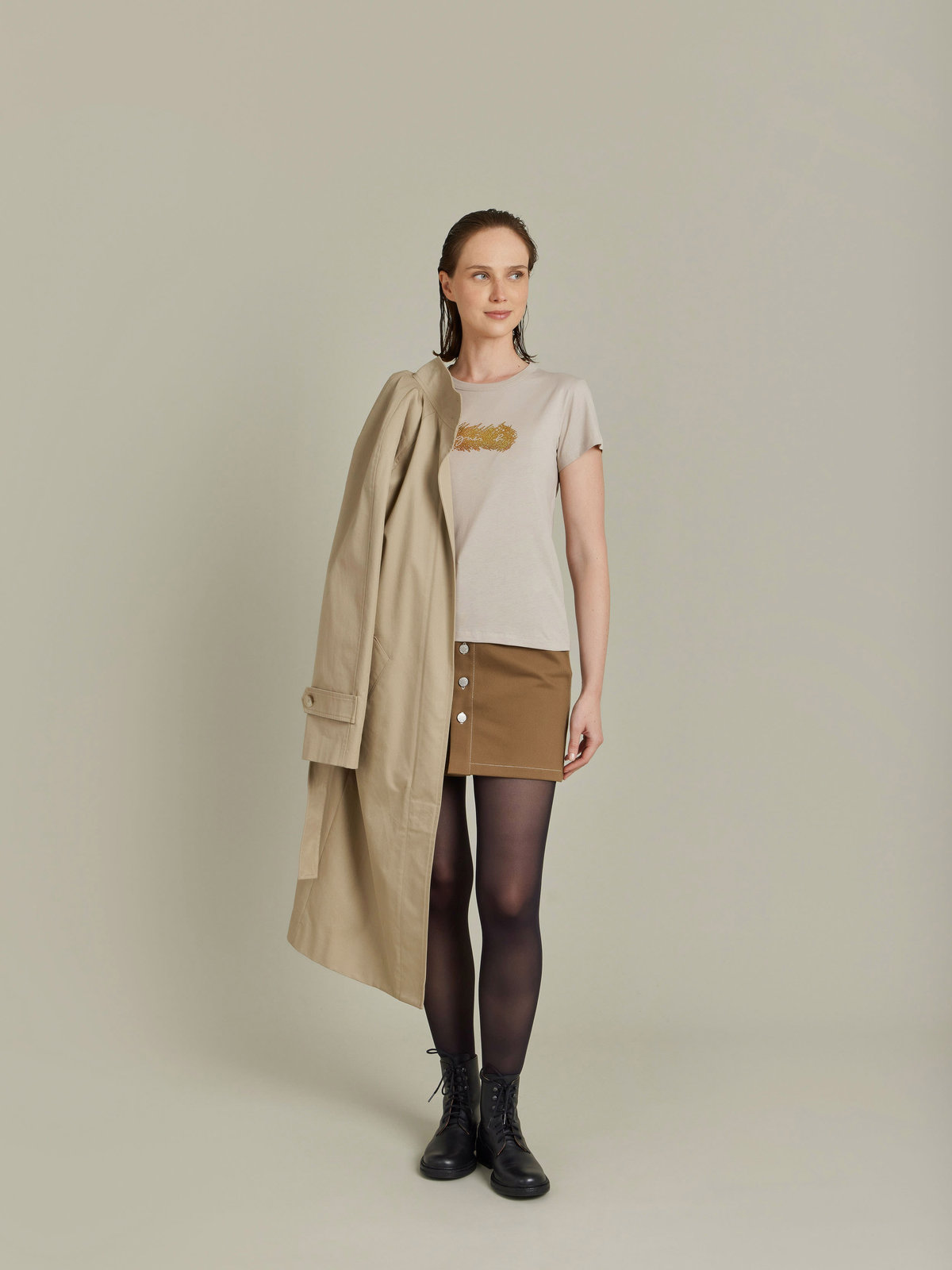 FEMME ウィメンズ 【Outlet】SES2 TS BRANDO Tシャツ グレー系その他