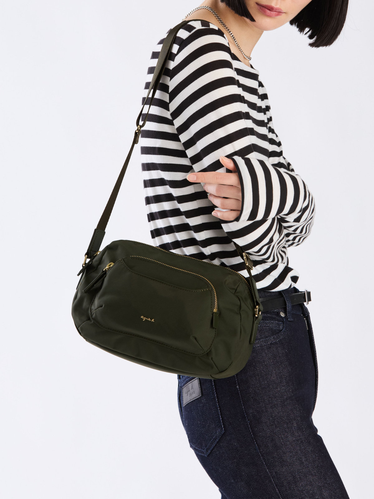 VOYAGE ウィメンズ バッグ＆ウォレット ナイロンショルダーバッグ ”Maron” FT03A-04 グリーン