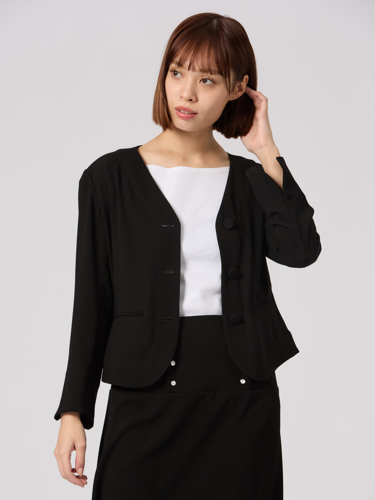 FEMME ウィメンズ 【Outlet】U700 SPENCER ジャケット ブラック