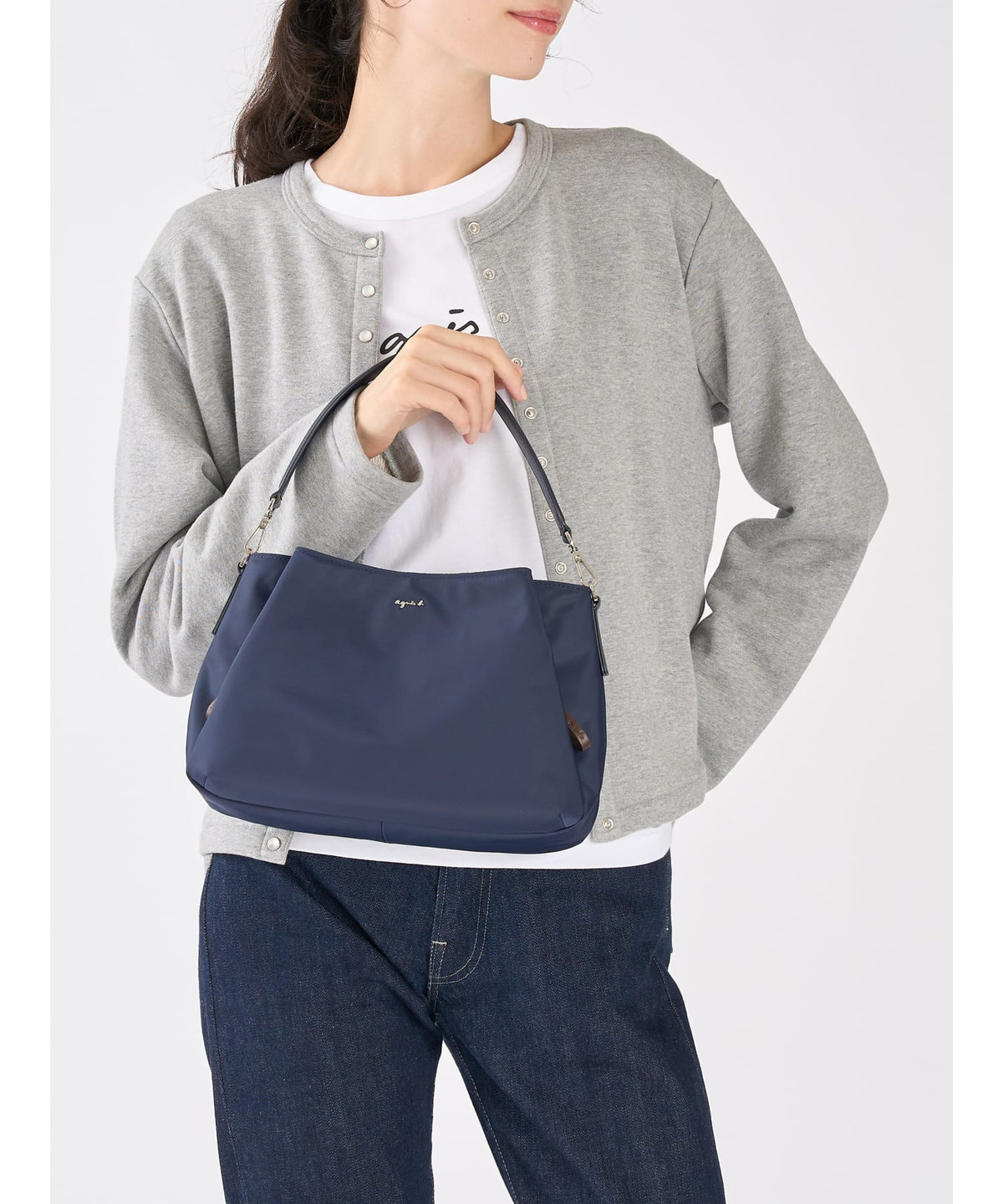 VOYAGE ウィメンズ バッグ＆ウォレット ナイロン 2way スモール ショルダーバッグ "Origami" ABS07-01 ネイビー