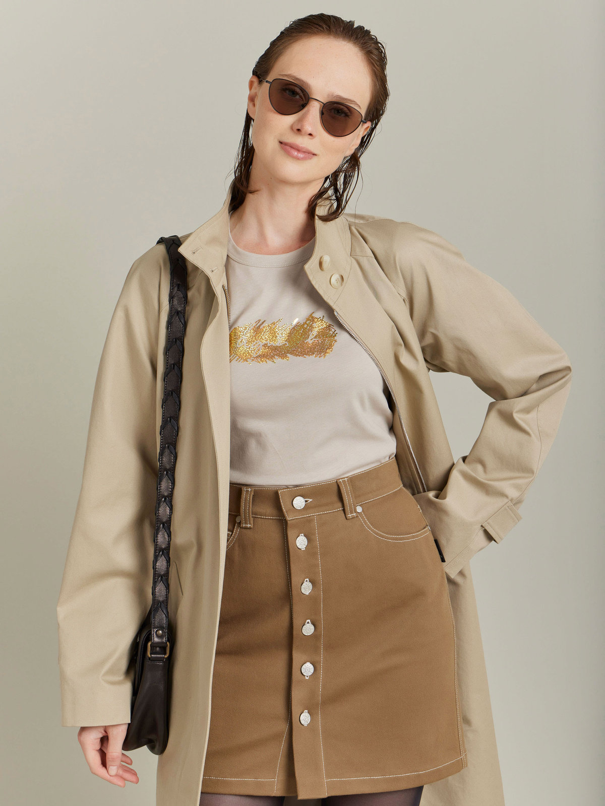 FEMME ウィメンズ 【Outlet】SES2 TS BRANDO Tシャツ グレー系その他