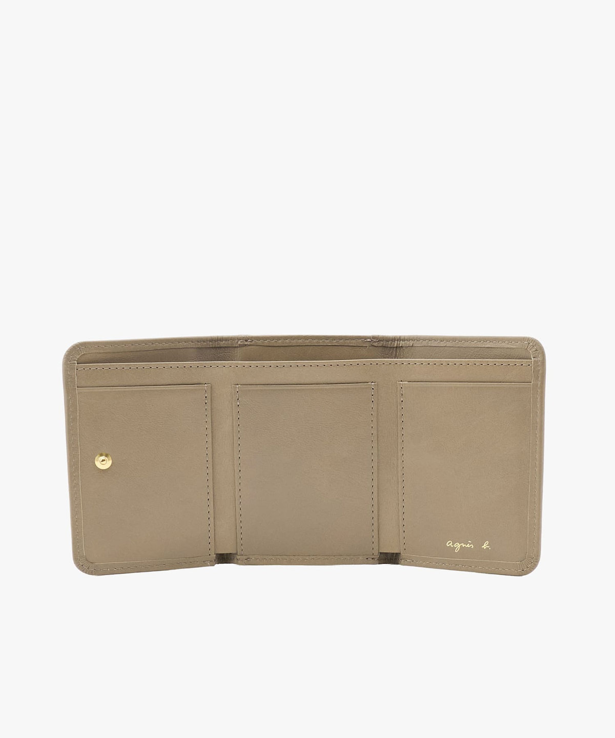 VOYAGE ウィメンズ バッグ＆ウォレット レザー 三つ折り ウォレット "Nathalie" BBW02-02 ベージュ