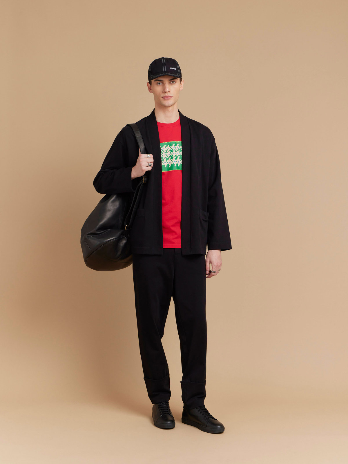 HOMME メンズ 【Outlet】SEM0 TS BRANDO MC アーティスト Tシャツ レッド