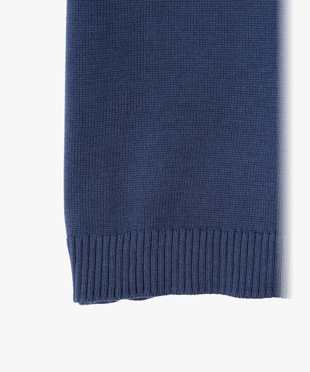 ENFANT ベビー ベビー ロゴ刺繍 コットン 長袖 ニット ワンピース ブルー系その他