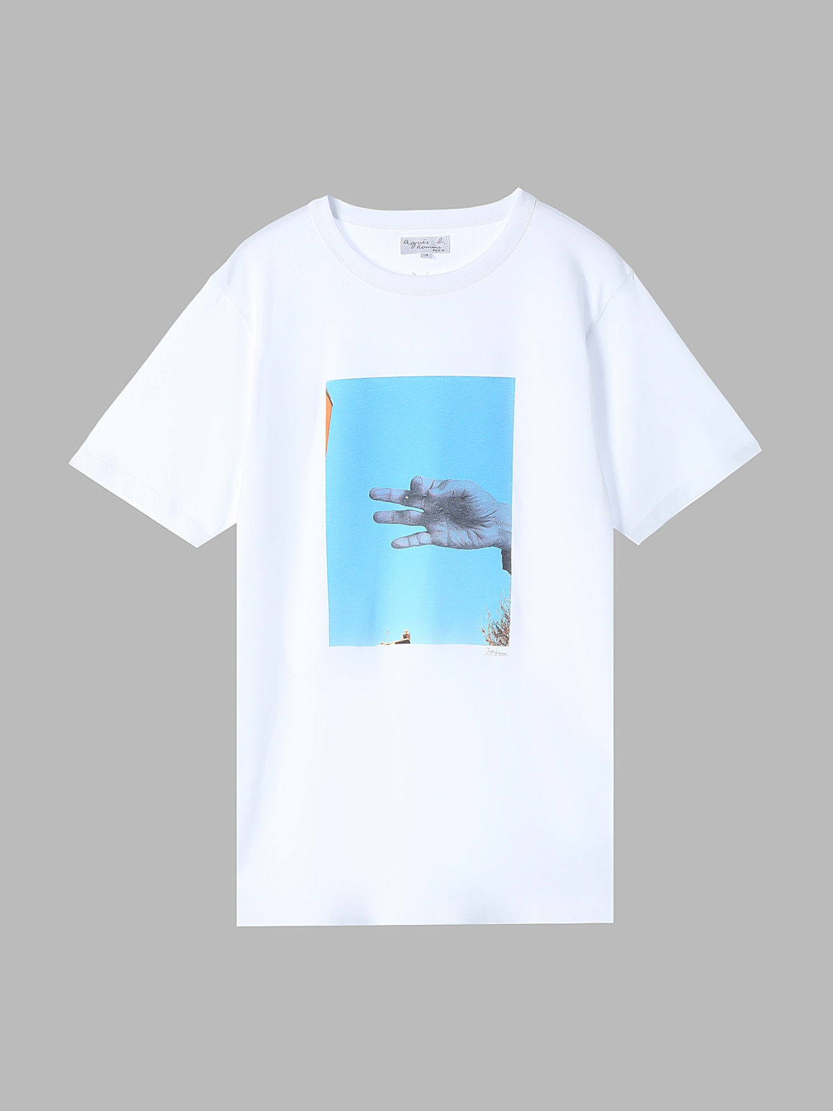 HOMME メンズ SEV0 TS BRANDO アーティストTシャツ Jiro Konami ホワイト