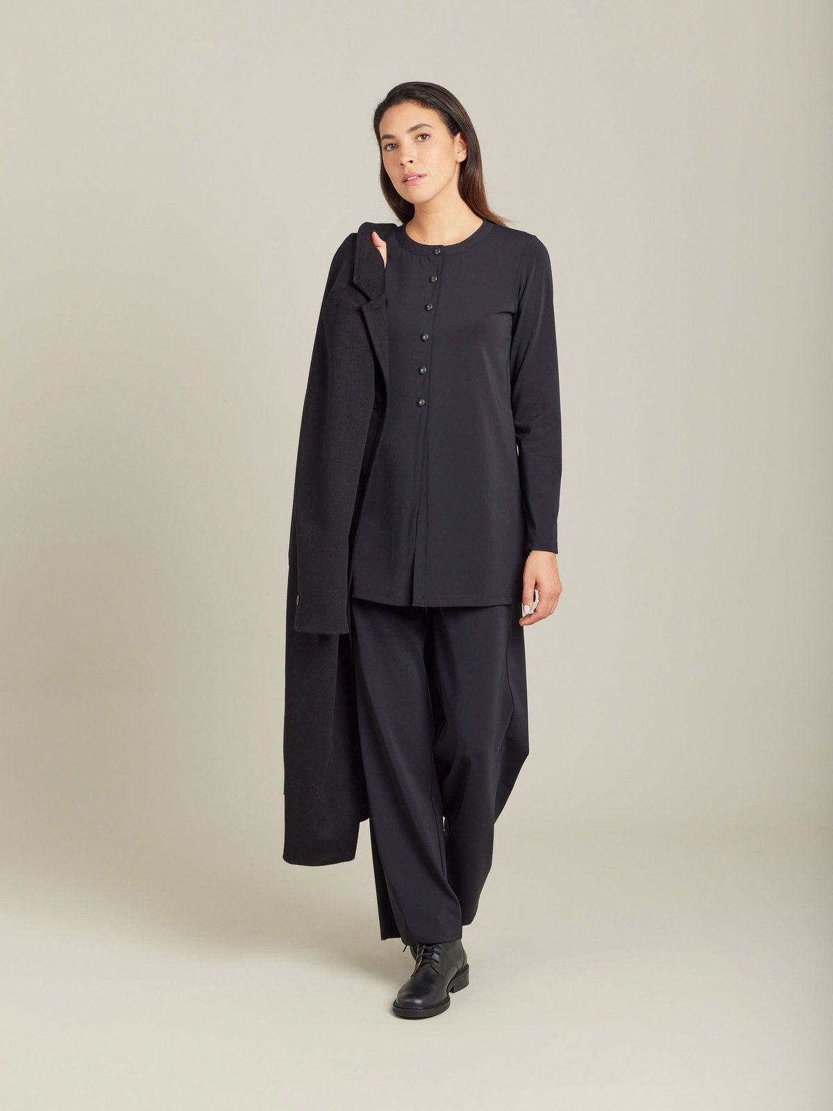 FEMME ウィメンズ JX74 CARDIGAN カーディガンプレッション ブラック