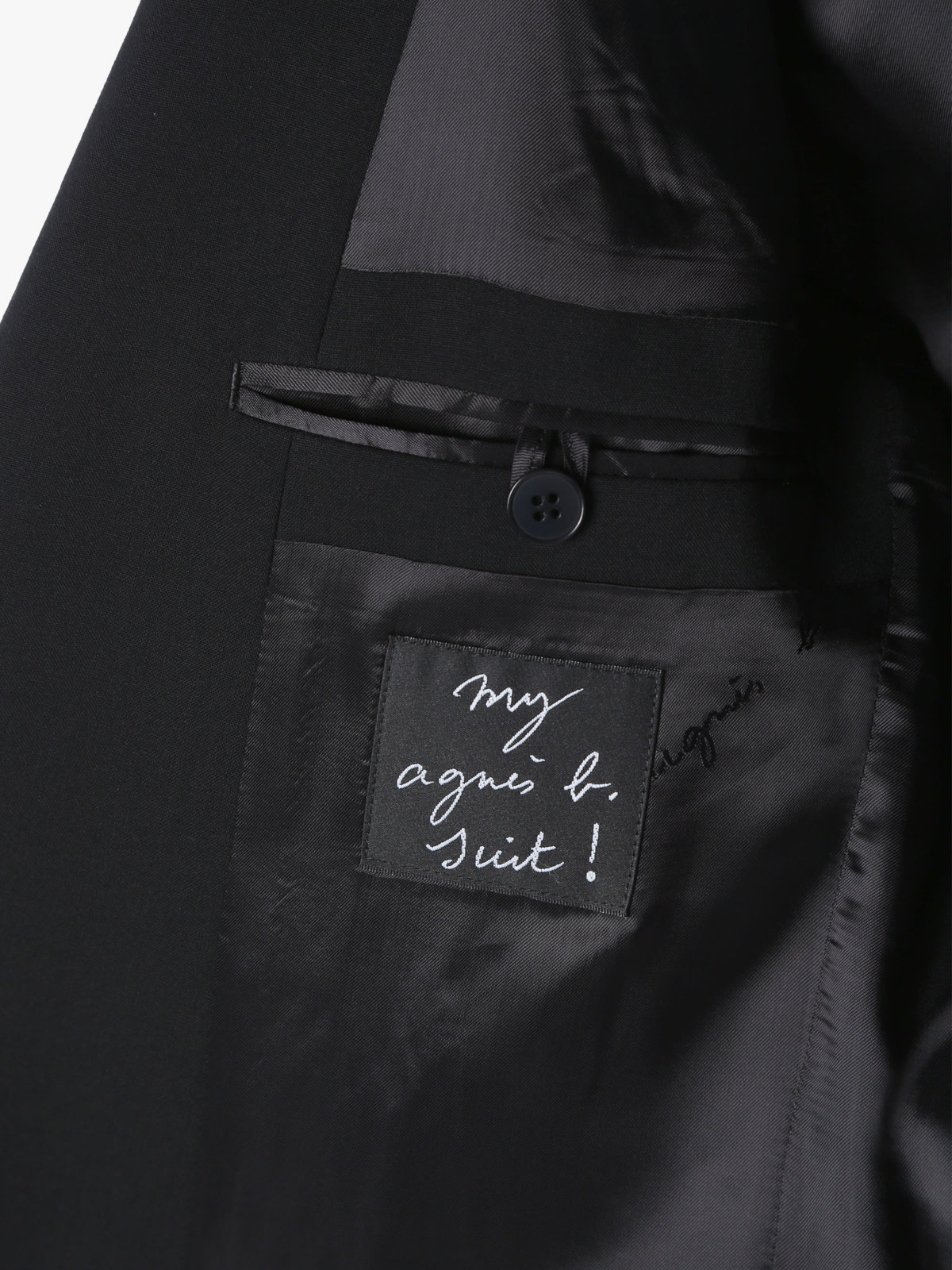 HOMME メンズ メンズ テーラードジャケット "Domino" ブラック