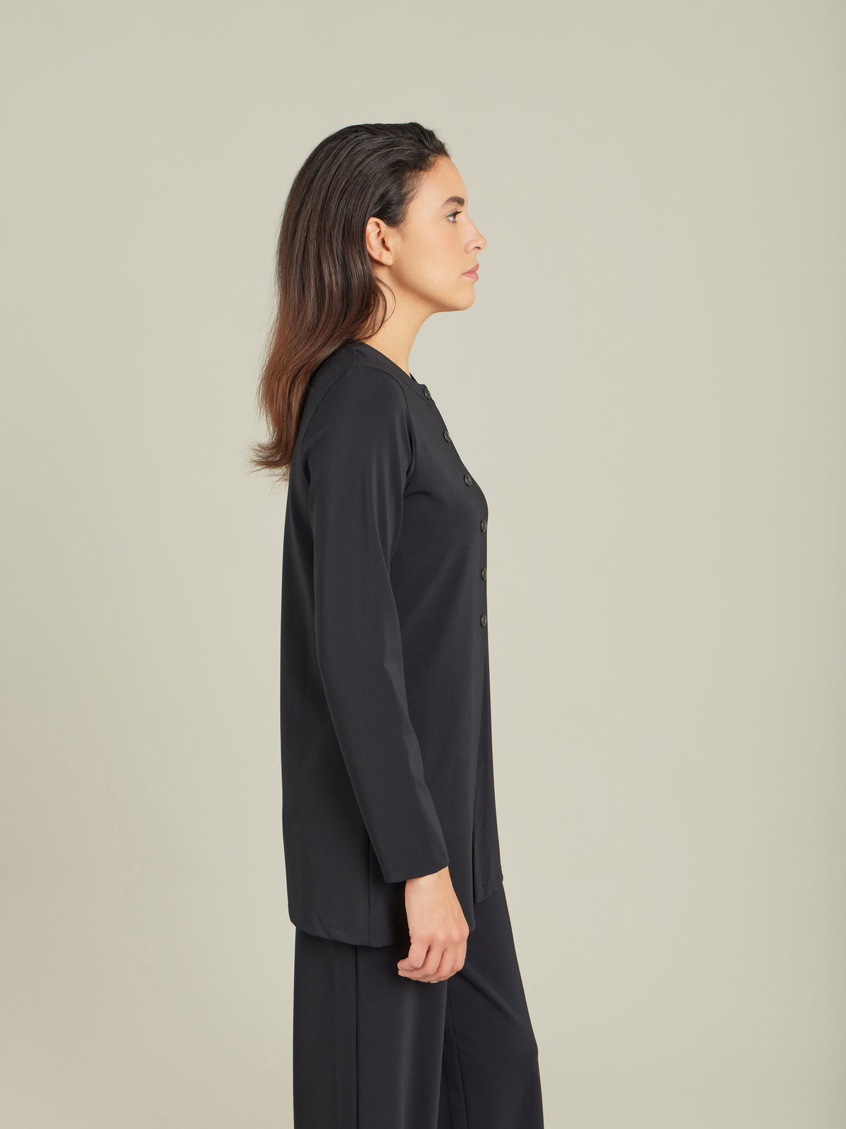 FEMME ウィメンズ JX74 CARDIGAN カーディガンプレッション ブラック
