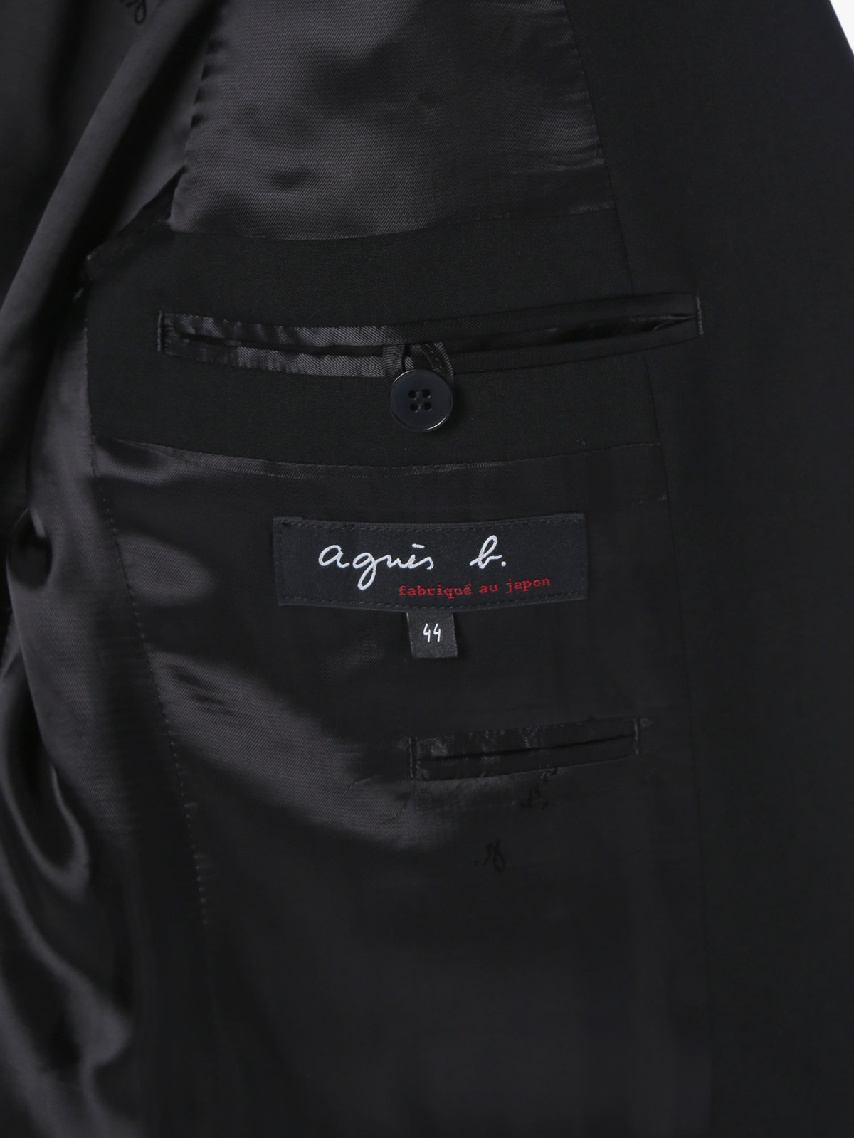 HOMME メンズ メンズ テーラードジャケット "Domino" ブラック