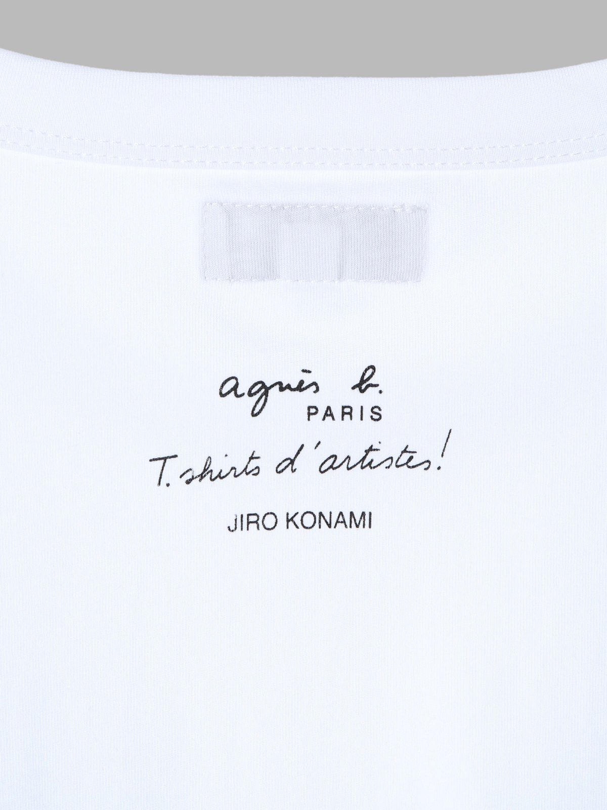HOMME メンズ SEV0 TS BRANDO アーティストTシャツ Jiro Konami ホワイト