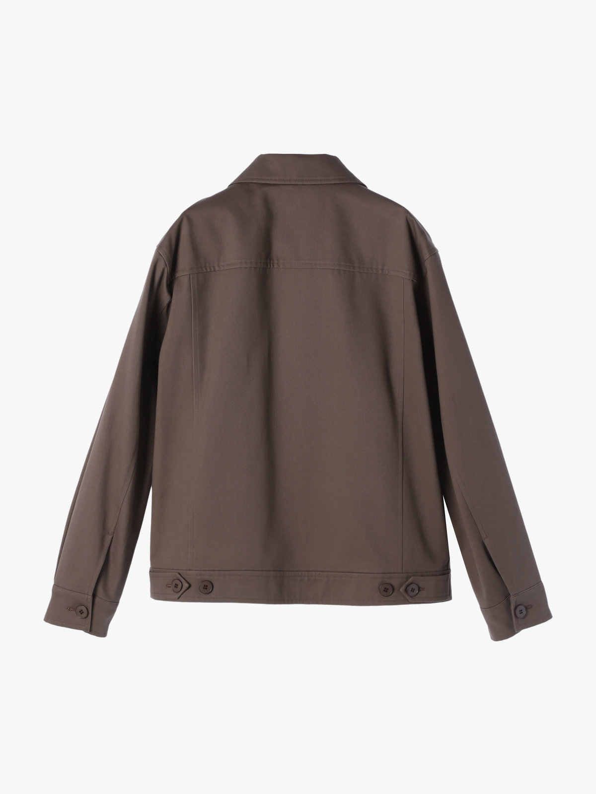 HOMME メンズ メンズ コットン 長袖 ジップアップジャケット ”Chet” グレー系その他