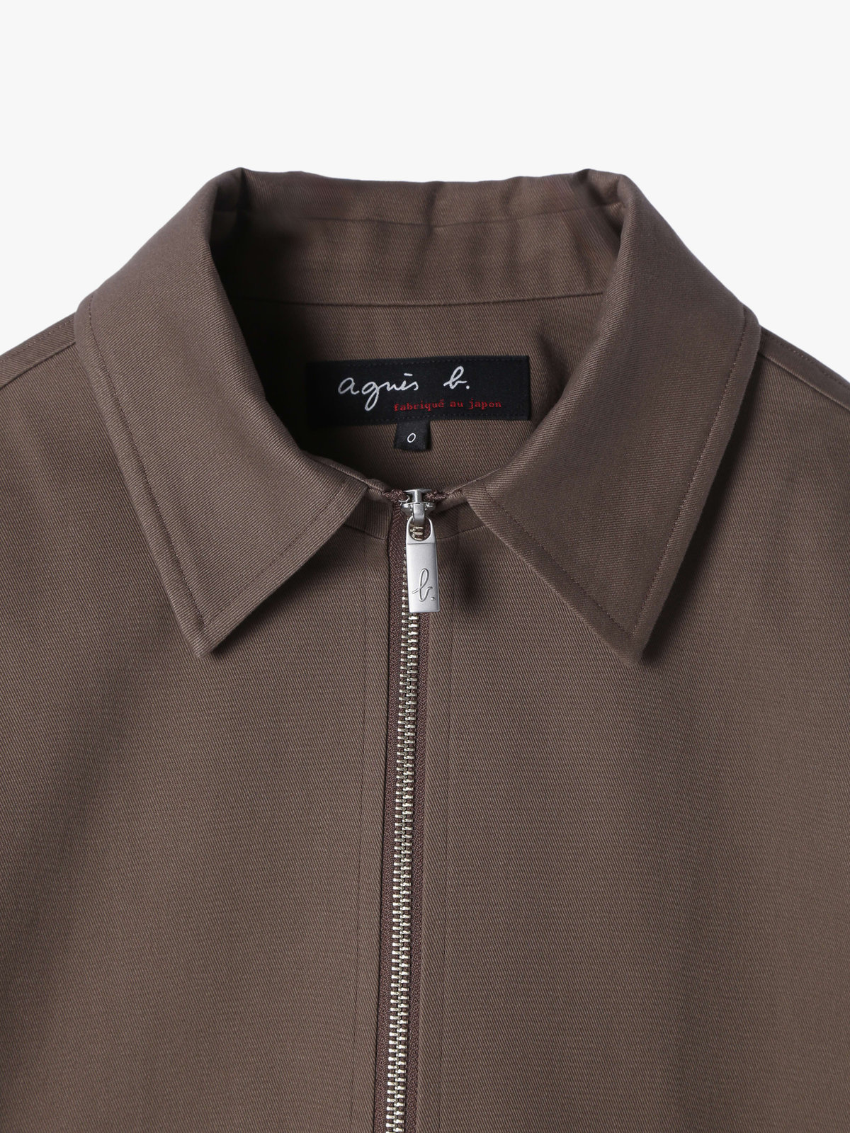 HOMME メンズ メンズ コットン 長袖 ジップアップジャケット ”Chet” グレー系その他