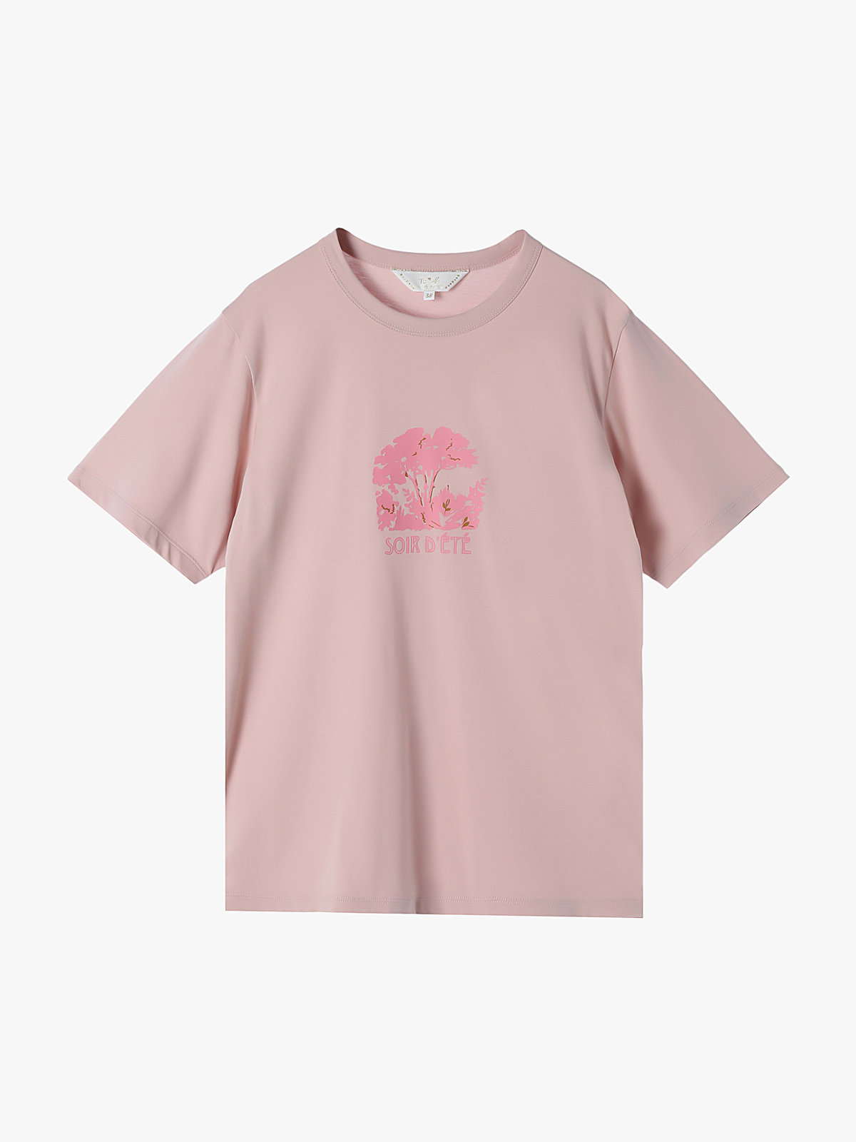 To b. by agnès b. 【Outlet】SOIR D'ETE(TREE) Tシャツ ピンク