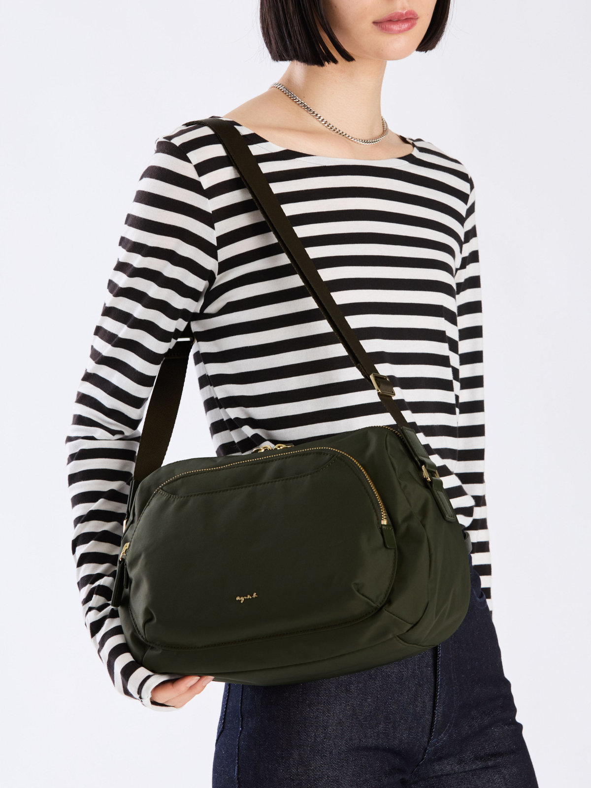 VOYAGE ウィメンズ バッグ＆ウォレット ナイロンショルダーバッグ ”Maron” FT03A-05 グリーン