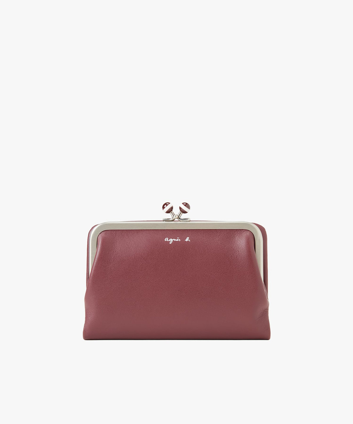 VOYAGE ウィメンズ バッグ＆ウォレット レザー がま口 ウォレット "Irene" PAW07-03 レッド系その他