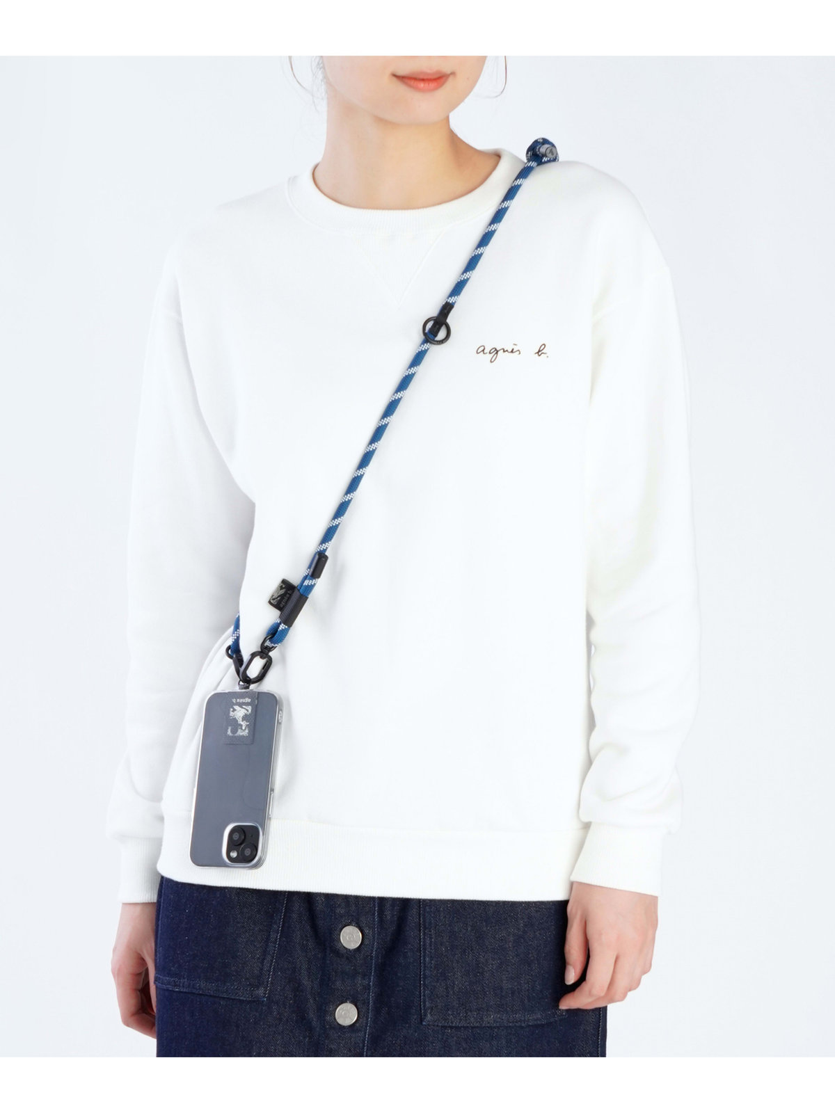 VOYAGE メンズ バッグ＆ウォレット ロング モバイルストラップ ”Trip” ZAH09-01 ブルー系その他